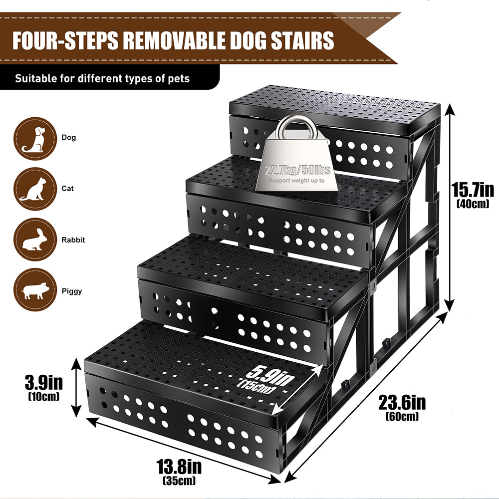 Plastic 2024 dog steps